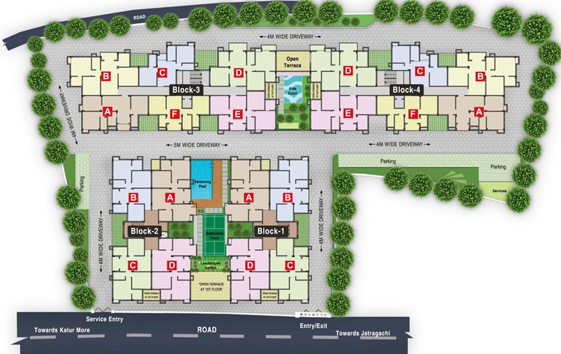 Master Plan of Magnolia Success in New Town, Kolkata - Image 59979