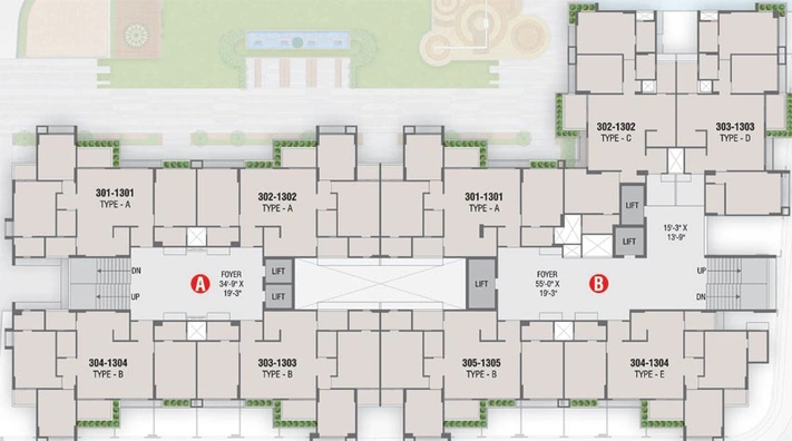 Floor Plan of Ayunam Sarita in Randesan, Gandhinagar - Image 64725