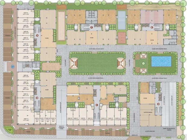 Master Plan of Keshav Aaradhyam in Kudasan, Gandhinagar - Image 63619
