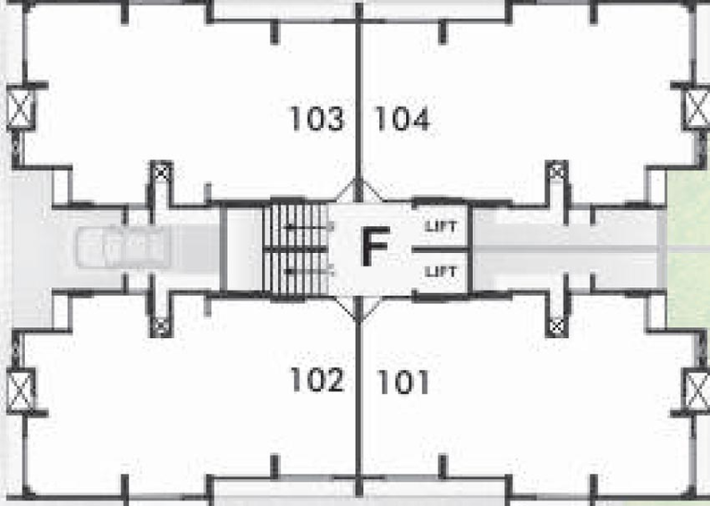 Floor Plan of Sheladia Poornam Residency in Kudasan, Gandhinagar - Image 63630