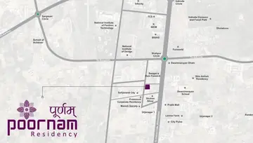 Location of Sheladia Poornam Residency - Image 63629