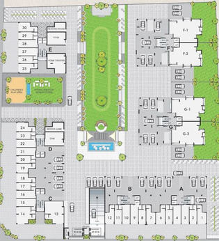 Master Plan of Sheladia Poornam Residency in Kudasan, Gandhinagar - Image 63631