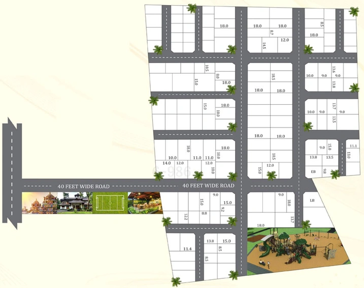 Master Plan of ABI Vijay Nakshatra in Vadavalli, Coimbatore - Image 168211