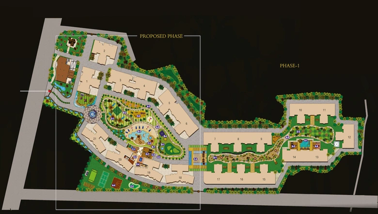 Master Plan of Kosmic The Amazonia in Rajarhat, Kolkata - Image 60034