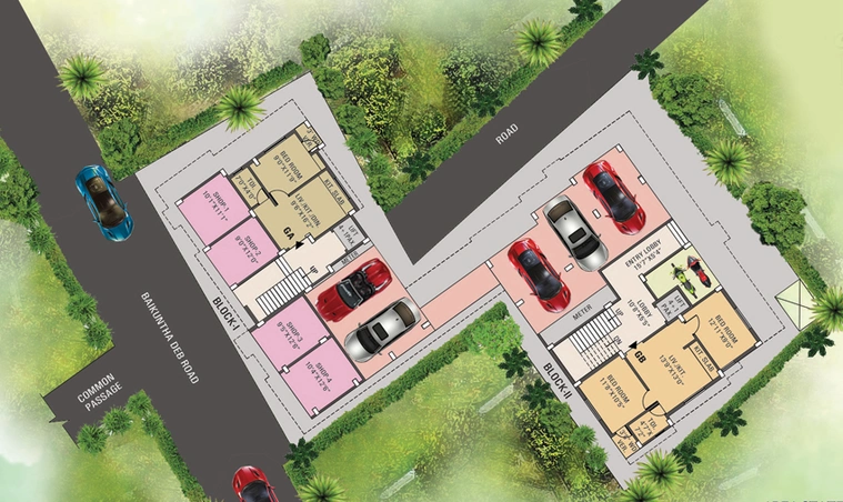 Master Plan of MKBD MCK Tulip in Madhyamgram, Kolkata - Image 60529
