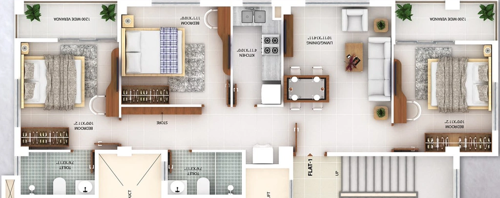 3 BHK Flat in Prajapati Greens in Rajarhat, Kolkata - Image 535550
