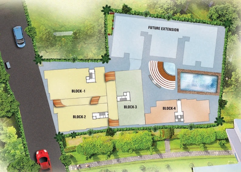 Master Plan of Tilottama Natural City in Madhyamgram, Kolkata - Image 60583
