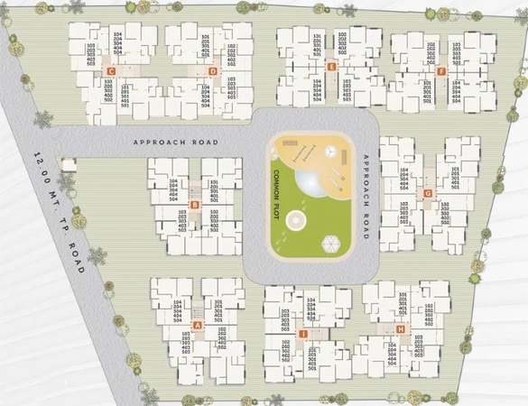 Master Plan of Rashmi Green Iris in Ghatlodiya, Ahmedabad - Image 61098