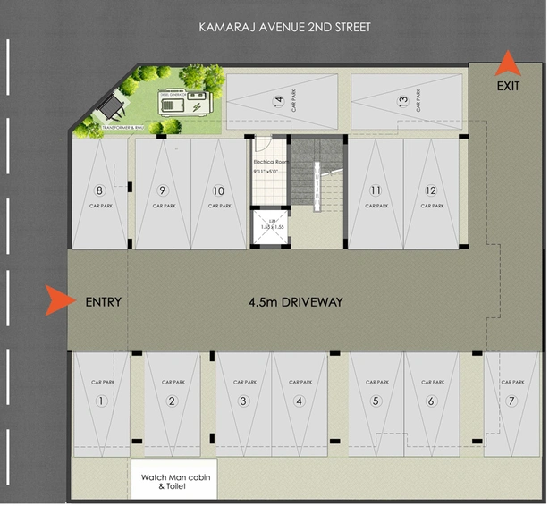 Master Plan of Alda Amogh in Adyar, Chennai - Image 59655