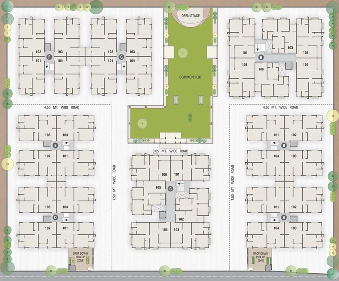 Master Plan of Rashmi Angan in Sanand, Ahmedabad - Image 62791