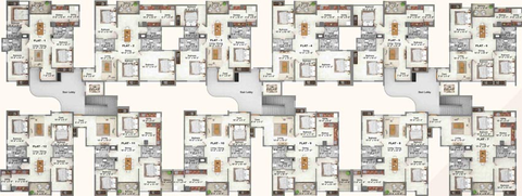 Floor Plan of Sreevatsa Viswa in Vilankurichi, Coimbatore - Image 168286