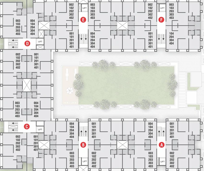 Floor Plan of Rashmi Pearl in Narolgam, Ahmedabad - Image 62809