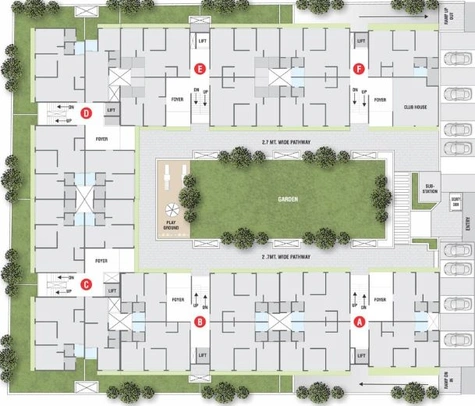 Master Plan of Rashmi Pearl in Narolgam, Ahmedabad - Image 62810