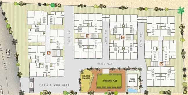 Master Plan of Rashmi Sankalp in Nana Chiloda, Ahmedabad - Image 62816