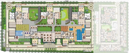 Master Plan of Bengal Swan Court in New Town, Kolkata - Image 60272