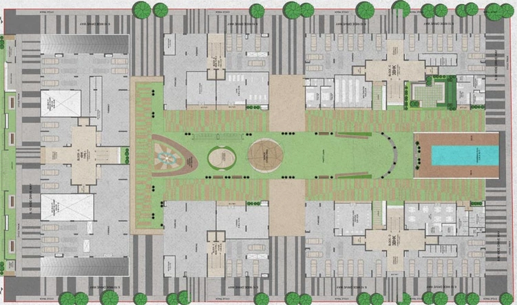 Master Plan of Atishay Asteria in Koba, Gandhinagar - Image 64789