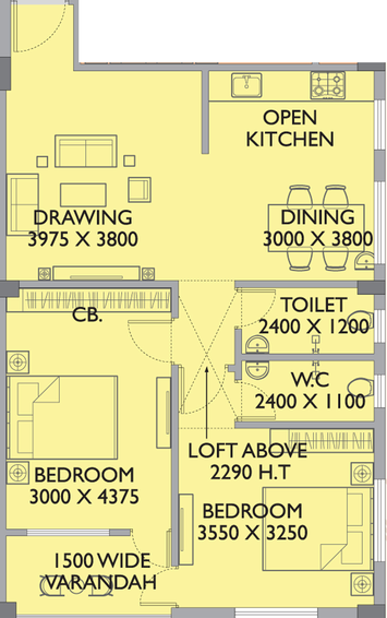 2 BHK Flat in Sun Dwarka in New Town, Kolkata - Image 536221