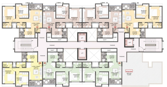 Floor Plan of Kunal Canary in Balewadi, Pune - Image 95783