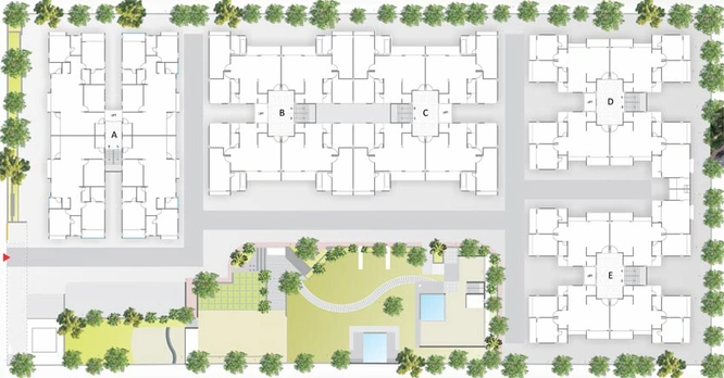 Master Plan of Mahidhar Shreedhar Century in Randesan, Gandhinagar - Image 64521