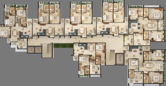 Floor Plan of Casadel The Next Prodigy in Kakkanad, Kochi - Image 61409