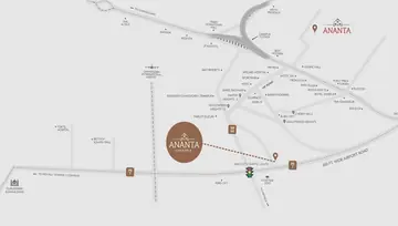 Location of AV Ananta Lifestyle - Image 61396