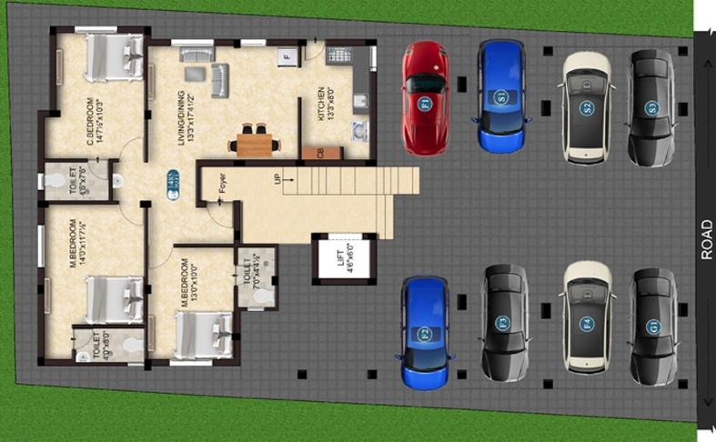 Master Plan of The Nest Elegant in Choolaimedu, Chennai - Image 59765