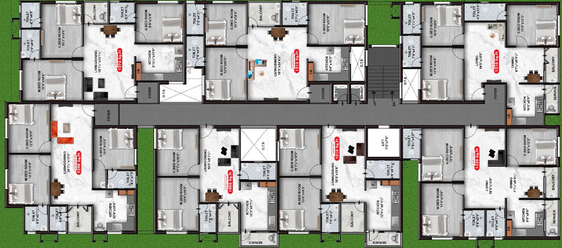 Floor Plan of The Nest Carnival in Tambaram, Chennai - Image 59776