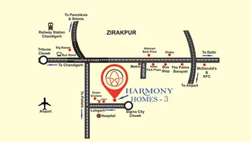 Location of Harmony Homes 3 - Image 61378