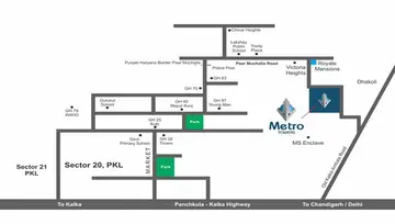 Location of MP Metro Towers - Image 60516