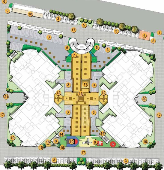 Master Plan of Purva Grandbay in Marine Drive, Kochi - Image 61433