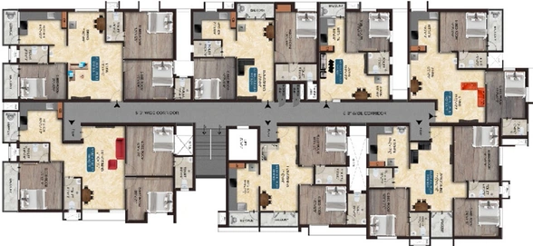 3 BHK Flat in The Nest Cultures in Sembakkam, Chennai - Image 529906