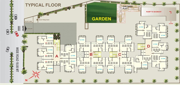 Master Plan of Satyamev Surya in Koba, Gandhinagar - Image 65144