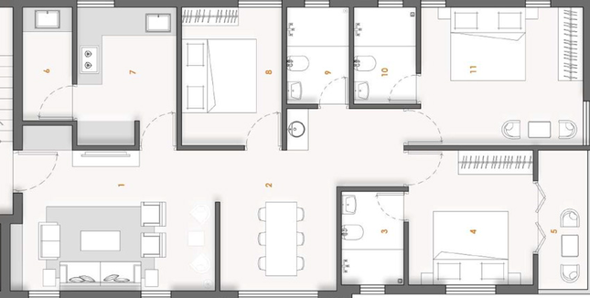 3 BHK Flat in Intermont W413 in Anna Nagar, Chennai - Image 530248