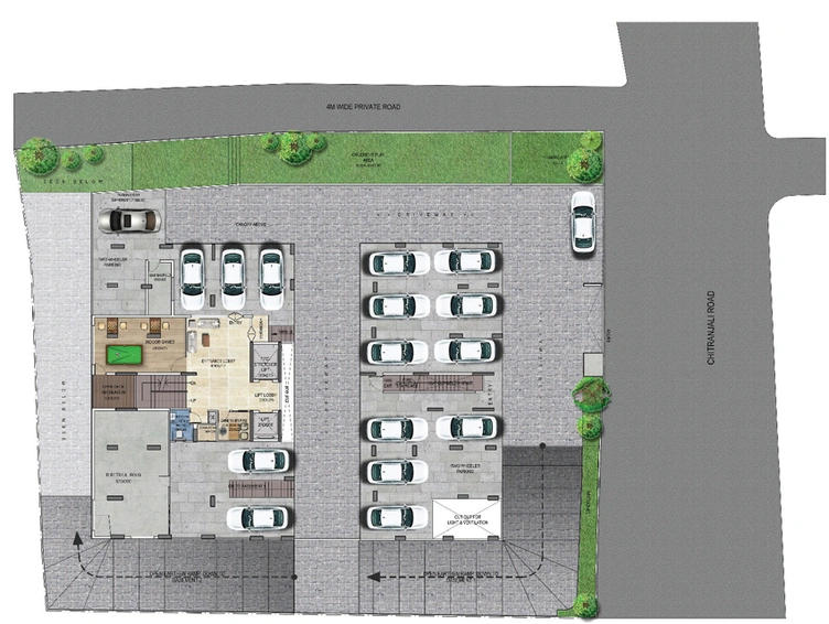 Master Plan of Veegaland Green Fort in Thrippunithura, Kochi - Image 61482