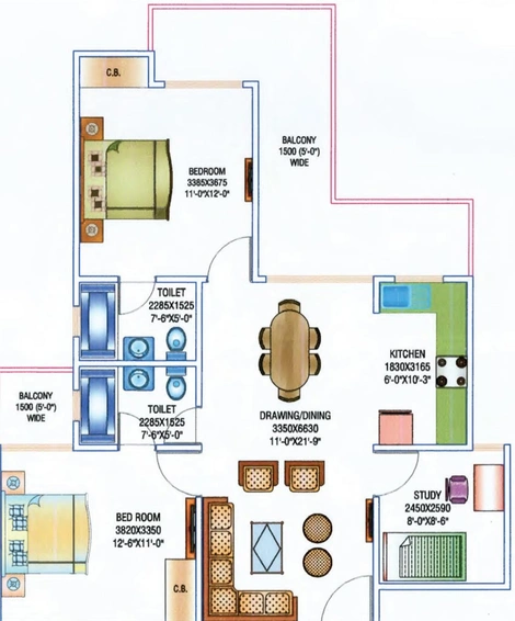 2 BHK Flat in Saviour Myra in Crossings Republik, Ghaziabad - Image 530390