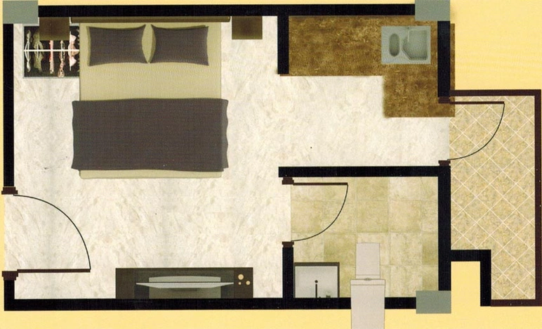 1 BHK Flat in Eagle Apeksha Homes in Kaushambi, Ghaziabad - Image 533308