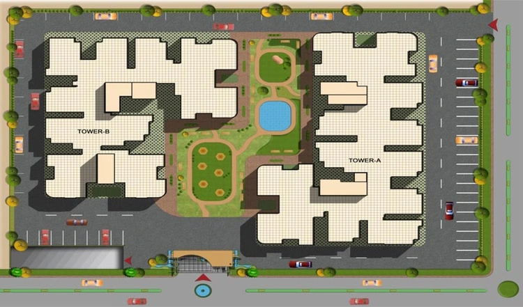 Master Plan of SRM Raj Mahal in Bhopura, Ghaziabad - Image 60180
