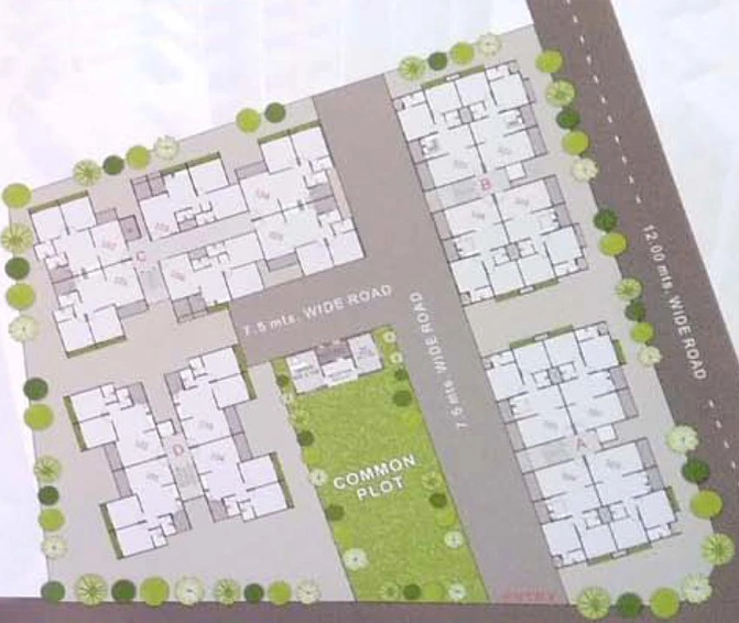 Master Plan of Jay Kesar Aangan in Randesan, Gandhinagar - Image 64530