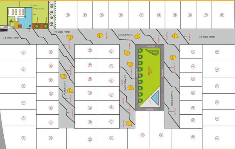 Master Plan of Aawaass Satyamev Mango in Kudasan, Gandhinagar - Image 63543