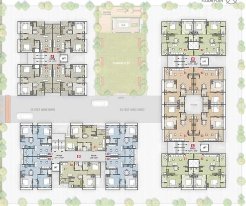 Master Plan of Dreams Siddheswari Greens in Pethapur, Gandhinagar - Image 65236