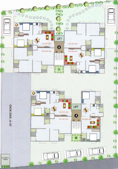 Master Plan of Siddhivinayak Suryam Status in Raysan, Gandhinagar - Image 64386