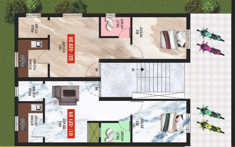 Master Plan of Crest Viyona in Kundrathur, Chennai - Image 59941