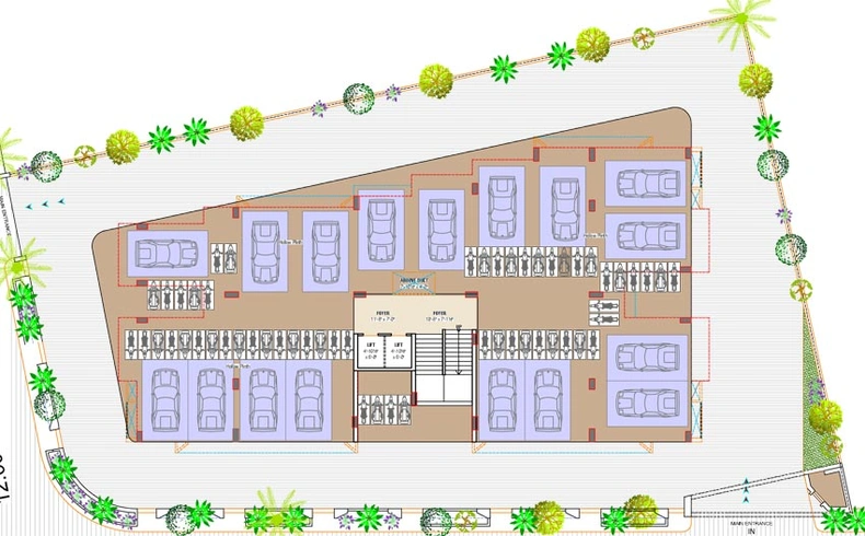 Master Plan of BT Vinayak Heights in Kalol, Gandhinagar - Image 63378