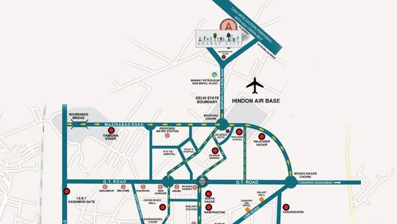 Location of BCC Bharat City in Bhopura, Ghaziabad - Image 112899