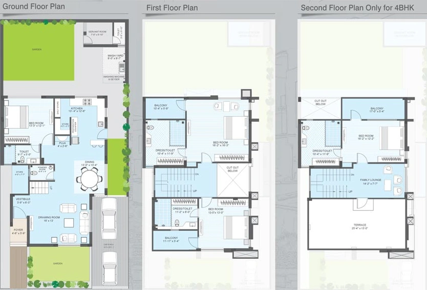 4 BHK House/Villa in Amba Township Villas in Adalaj, Gandhinagar - Image 553417