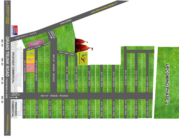 Master Plan of Freedom Nikunj Paradise in Lal Kuan, Ghaziabad - Image 60769