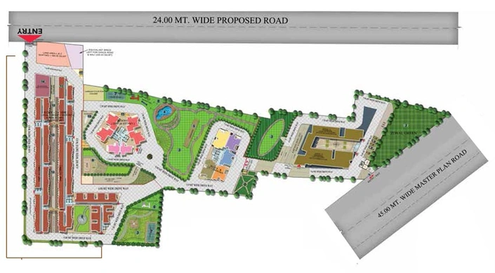 Master Plan of Anthem Kingdom Homes in Raj Nagar Extension, Ghaziabad - Image 105955