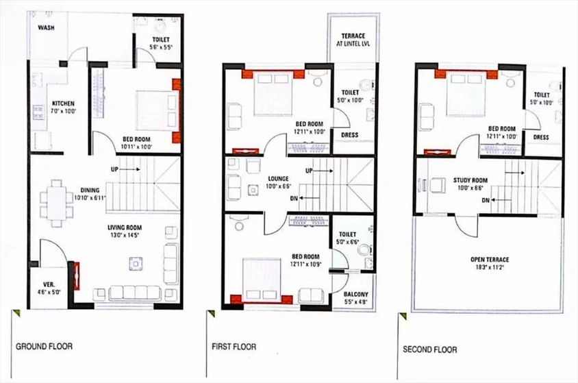 4 BHK House/Villa in Omkar Earth Paradise in Chandkheda, Ahmedabad - Image 552928