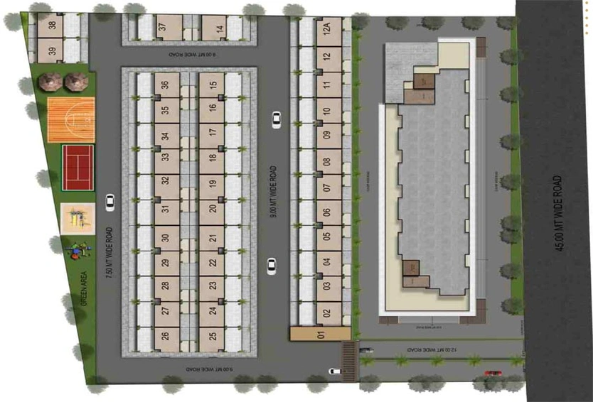 Master Plan of MNG Smart Villas in Raj Nagar Extension, Ghaziabad - Image 61320