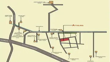 Location of Attalika - Ramprastha Greens - Image 61268